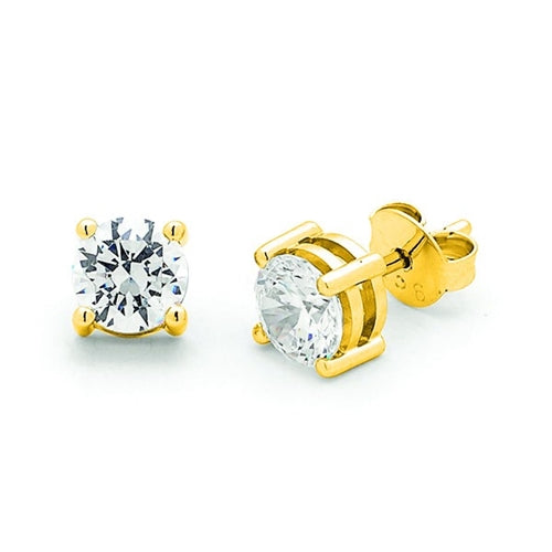 9ct Gold Lab Grown Diamond Stud Earrings TDW 0.30ct