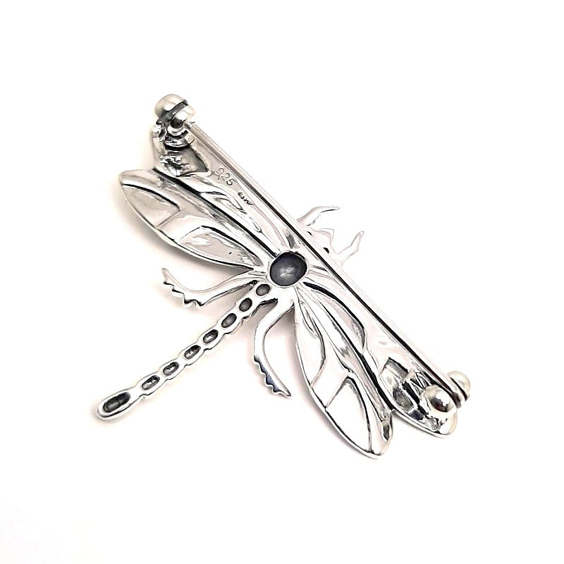Sterling Silver Marcasite Dragonfly - Brooch
