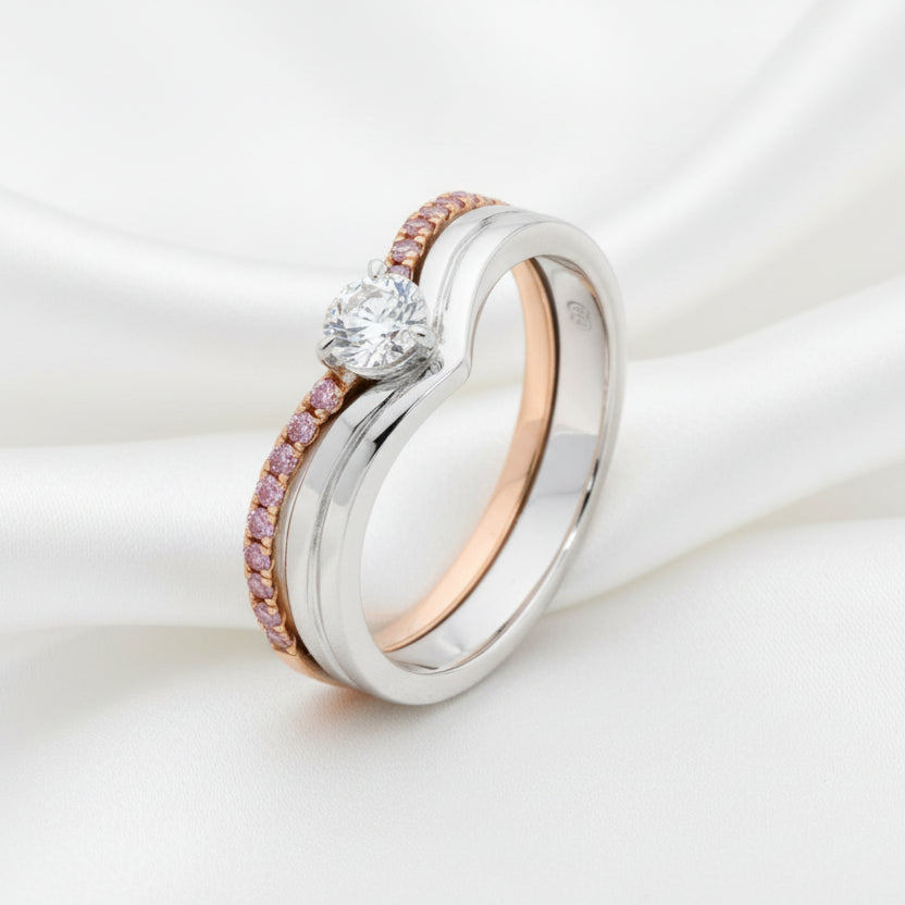 Ellendale Diamonds Australia 18ct R/W Ring EDJR014