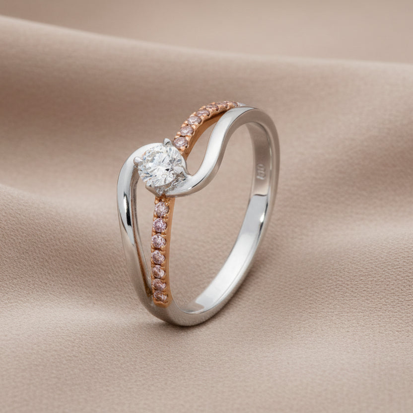 Ellendale Diamonds Australia 18ct R/W Ring EDJR024