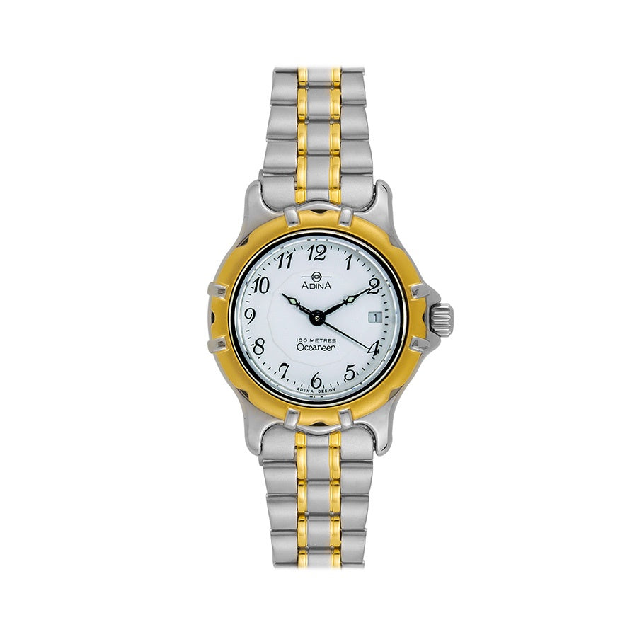 ADINA Ladies Two Tone Oceaneer Watch CM56 T1FB