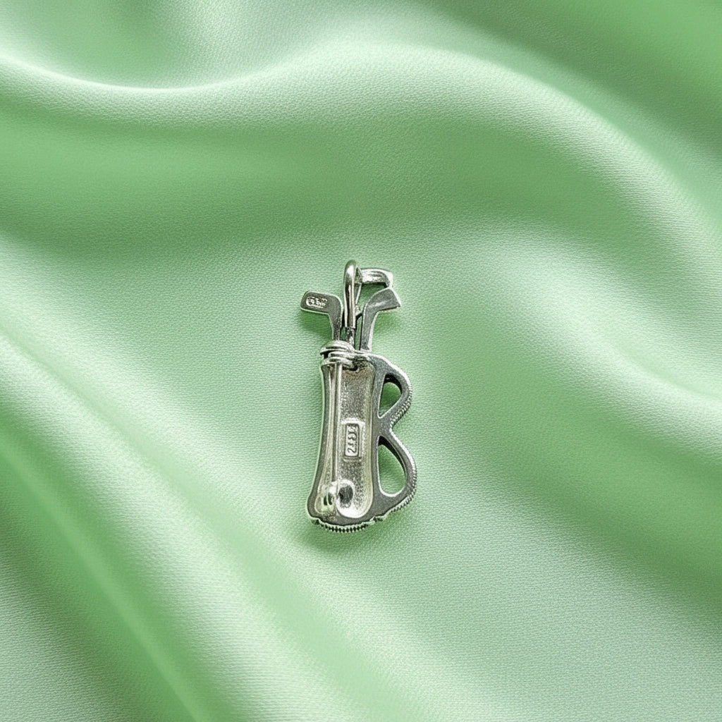 LOONA Sterling Silver & Marcasite Golf Brooch