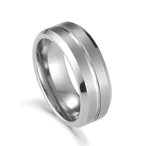 BLAZE Tungsten Steel Infinity Ring (Size 10)