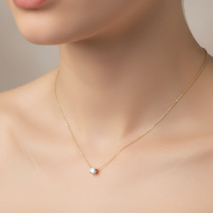 9ct Gold Necklace with 0.25ct Lab Grown Diamond