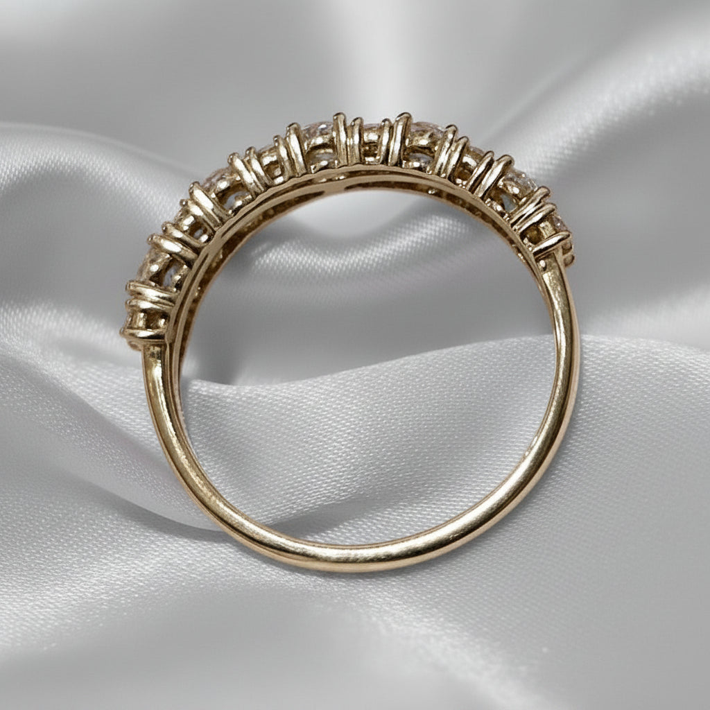9ct Gold Lab Grown Diamond Set Ring