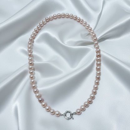8-9mm Pink Freshwater Pearl Strand - 45cm Length