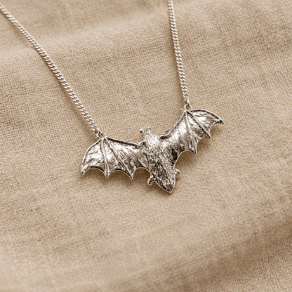 Memento Sterling Silver Bat Necklace