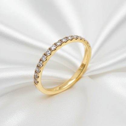 9ct Gold Lab Grown Diamond Ring - Size N