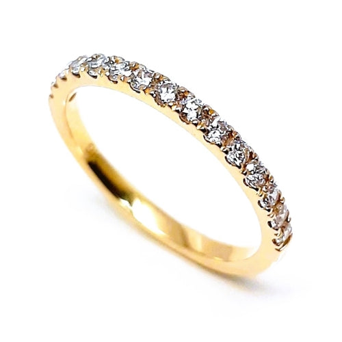 9ct Gold Lab Grown Diamond Ring - Size N