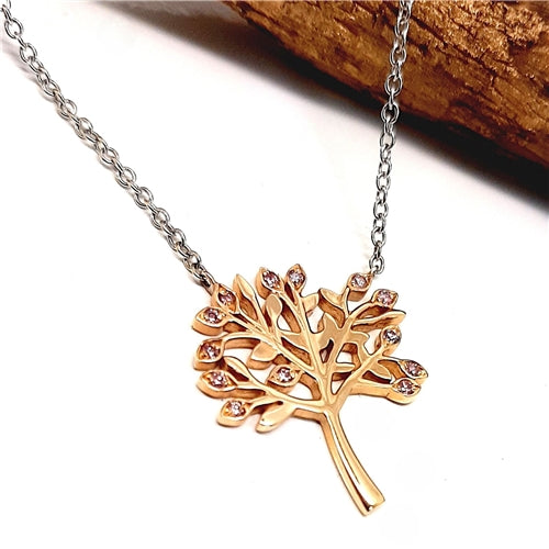 18ct Rose & White Gold Kimberley Yavanna Necklace