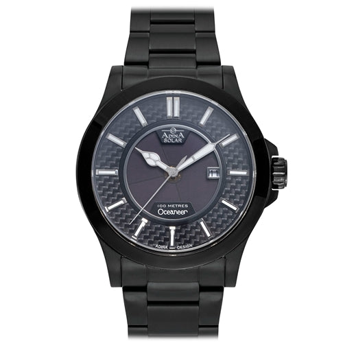 ADINA Solar Oceaneer Black Case & Bracelet Band