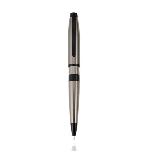 Cudworth 2 Tone Gun Metal & Chrome Black Pen