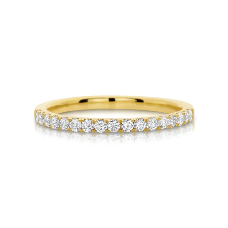 9ct Gold Lab Grown Diamond Ring - Size N