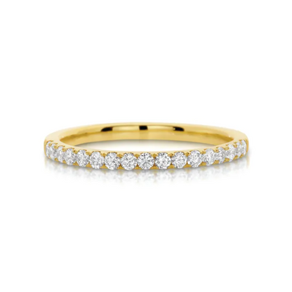9ct Gold Lab Grown Diamond Ring - Size N