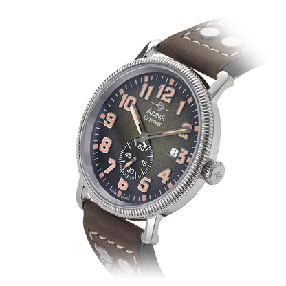 ADINA Oceaneer Pilots Watch - Silver