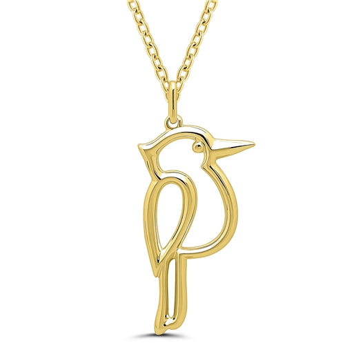 9ct Gold Kookaburra Necklace