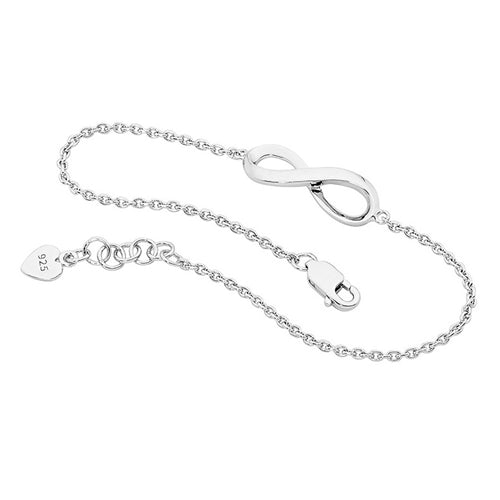 Ellani Sterling Silver Infinity Bracelet
