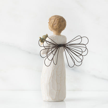 Willow Tree 'Angel Of The Kitchen' Figurine depicts an angel figure holding a teapot. Height: 14 cm.