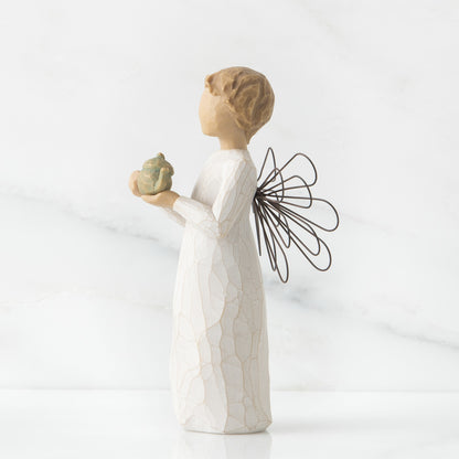 Willow Tree 'Angel Of The Kitchen' Figurine depicts an angel figure holding a teapot. Height: 14 cm.