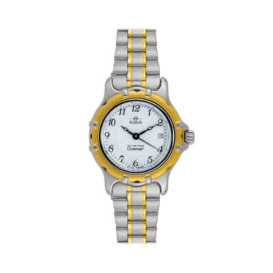 ADINA Ladies Two Tone Oceaneer Watch CM56 T1FB