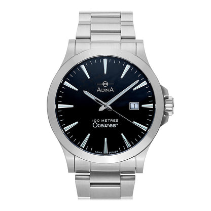 ADINA Oceaneer NK129 Watch - Black/Silver
